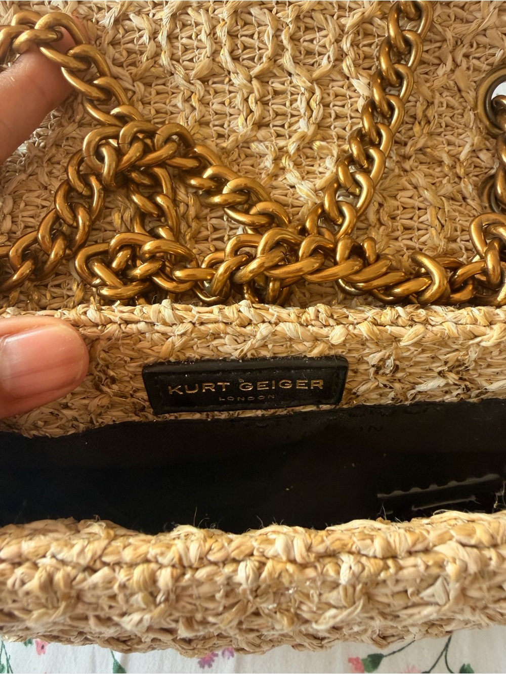 Kurt Geiger straw bag - Picture 9 of 9